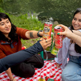 Strawberry Peach Sparkling Mushroom Drink (12oz)