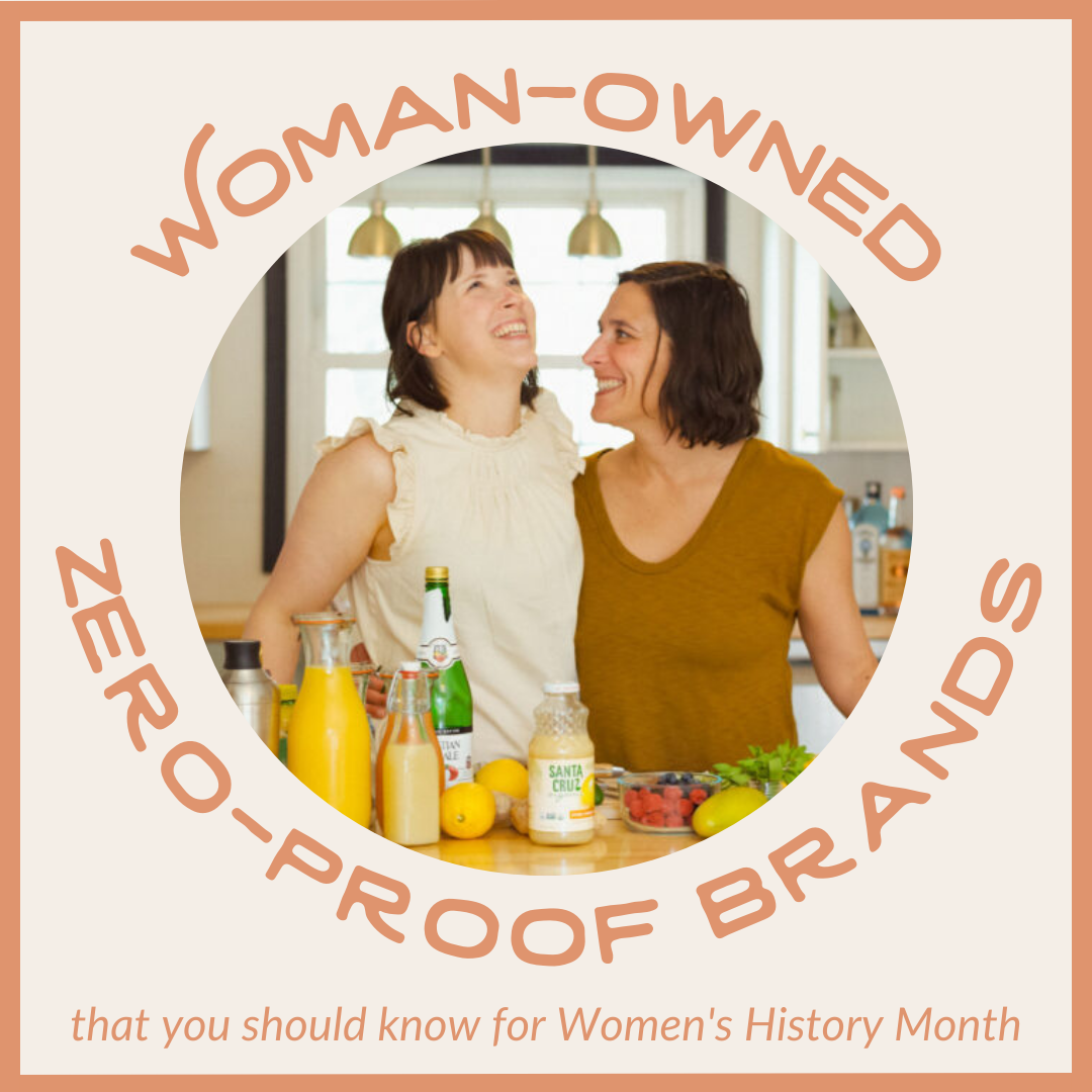 Woman-owned sober curious subscription box brand, celebrating Women's History Month.